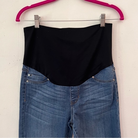 Liverpool The Crop Maternity Jeans Lanier Mid Wash Size 6/28 - Picture 3 of 12